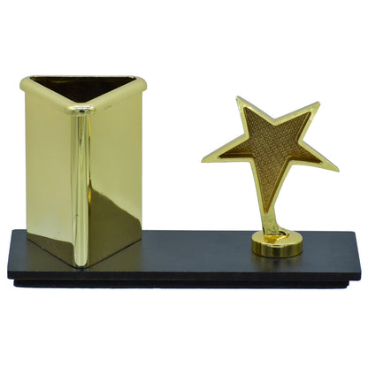Gift To Love | Desktop Star With Pen Stand | Color : Gold | Code : TT669GD