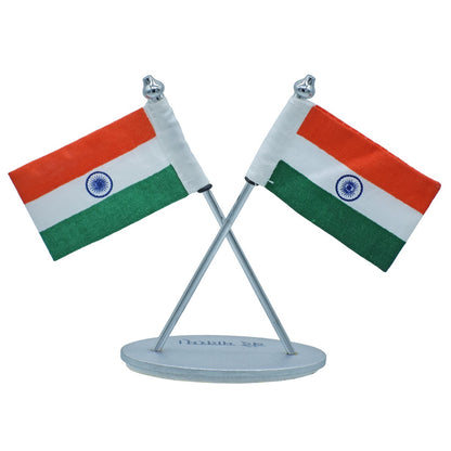 Gift To Love | Table  Oval Cross Flag | Color : Silver | Code : TT675SR
