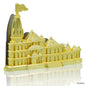 Gift To Love | Table  With Card Holder Ram Mandir | Color : Gold | Code : TT690GD