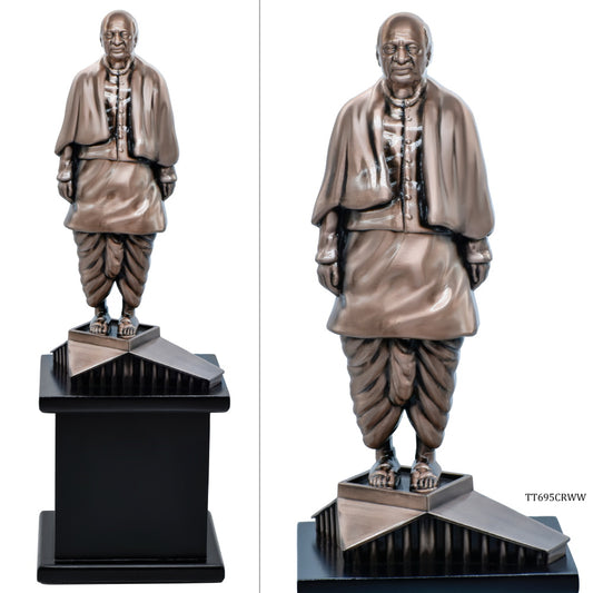 Gift To Love | Sardar Patel | Color : Copper | Size : 9 Inch | Code : TT695CRWW
