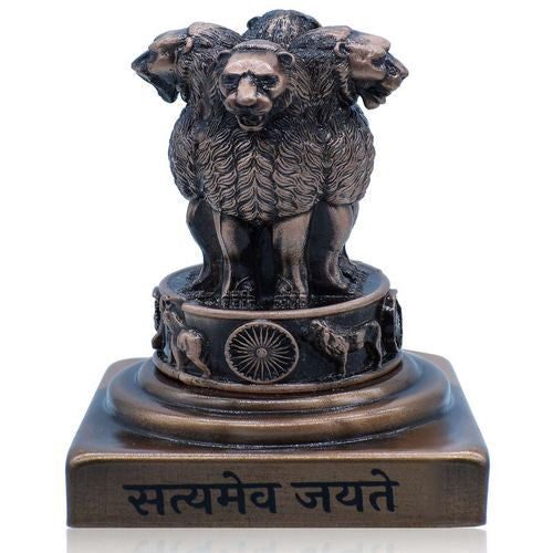Gift To Love | Desktop Metal Ashoka Stamp 8CM Copper | Code : TT721C