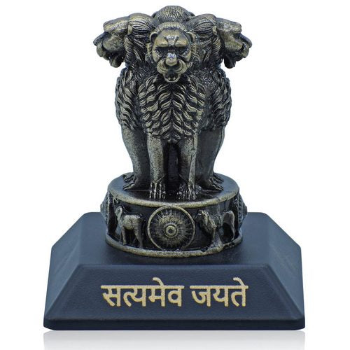 Gift To Love | Desktop Metal Ashoka Stamp 6CM Mahendi | Code : TT738M