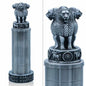 Gift To Love | Desktop Metal Ashoka Pillar 19CM Antic Black | Code : TT752A-B