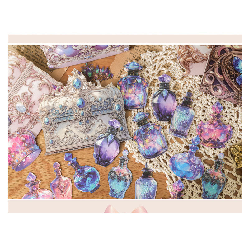 Tz013101 Crystal Box Series Paper Sticker 20Pc