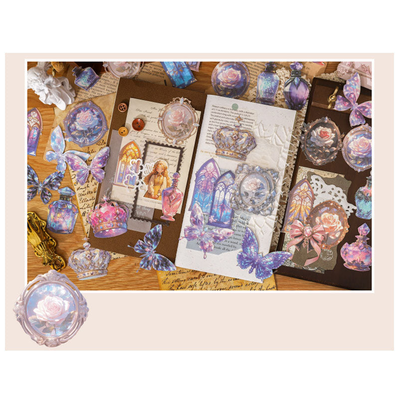 Tz013103 Crystal Box Series Paper Sticker 20Pc