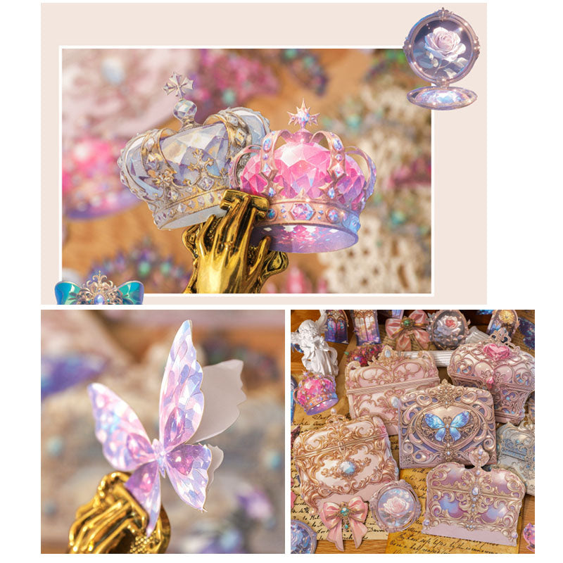 Tz013103 Crystal Box Series Paper Sticker 20Pc