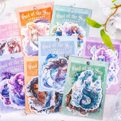 Gift To Love | Mermaid Retro Story Sticker Pack | Pcs : 20 Pcs | Code : TZZH080