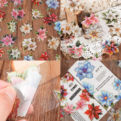 Gift To Love | Blooming Flower Series Deco Sticker | Pcs : 20 Pc | Code : TZZH168