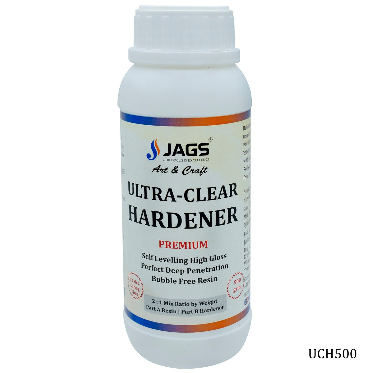 Gift To Love | Ultra Clear Hardener | Size : 500 Gm | Code : UCH500