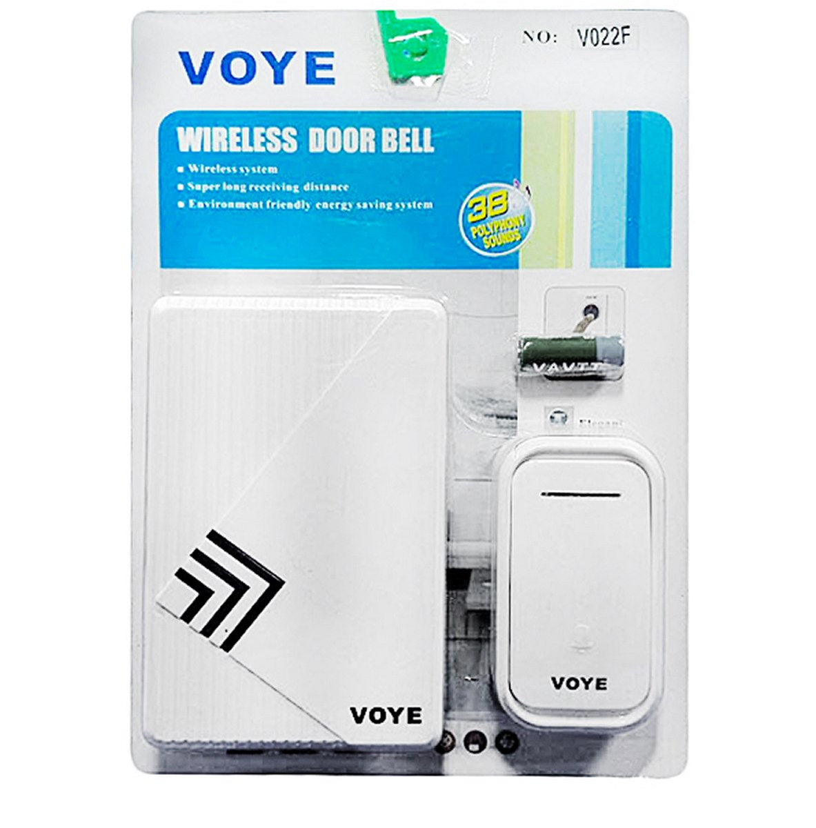 Gift To Love | Wireless Doorbell Plug Socket | Code : V022F