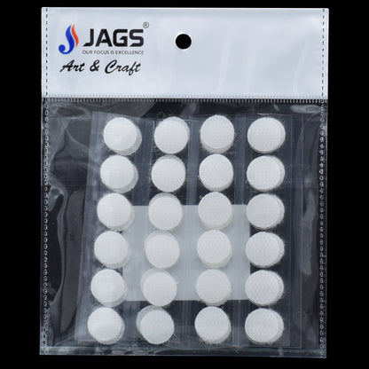 Gift To Love | Velcro Round | Color : Mixed Colors | Size : 13 X 13 Mm | Pcs : 24 Pcs | Code : VR13MM