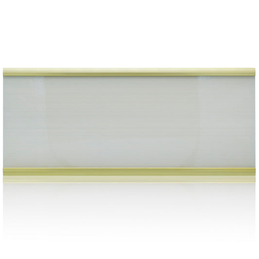 Gift To Love | Aluminium Name Plate | Color : Gold | Size : 12 X 28 Cm | Code : W-028GD