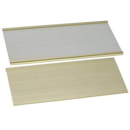 Gift To Love | Aluminium Name Plate | Color : Gold | Size : 12 X 28 Cm | Code : W-028GD