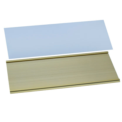 Gift To Love | Aluminium Name Plate | Color : Gold | Size : 12 X 28 Cm | Code : W-028GD