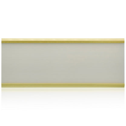 Gift To Love | Aluminium Name Plate | Color : Gold | Size : 9 X 24 Cm | Code : W-030GD