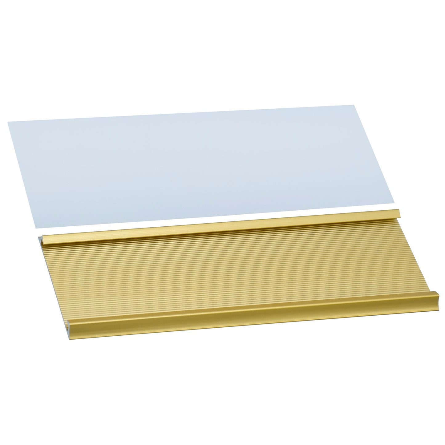 Gift To Love | Aluminium Name Plate | Color : Gold | Size : 6 X 18 Cm | Code : W-034GD