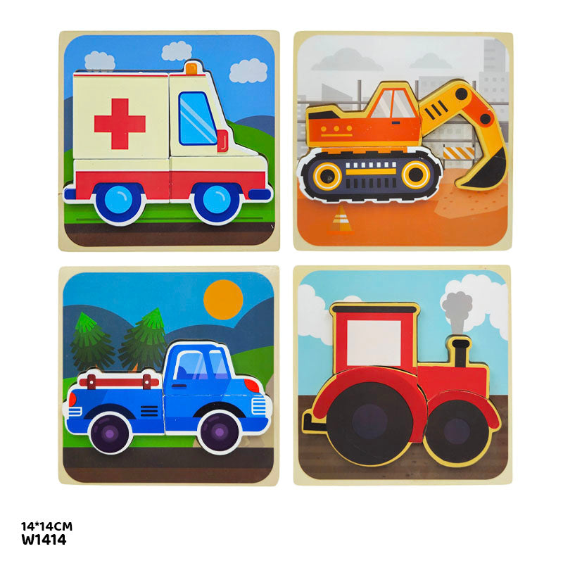 Gift To Love | Animal 3D Puzzle | Size : 14 X 14 Cm | Code : W1414