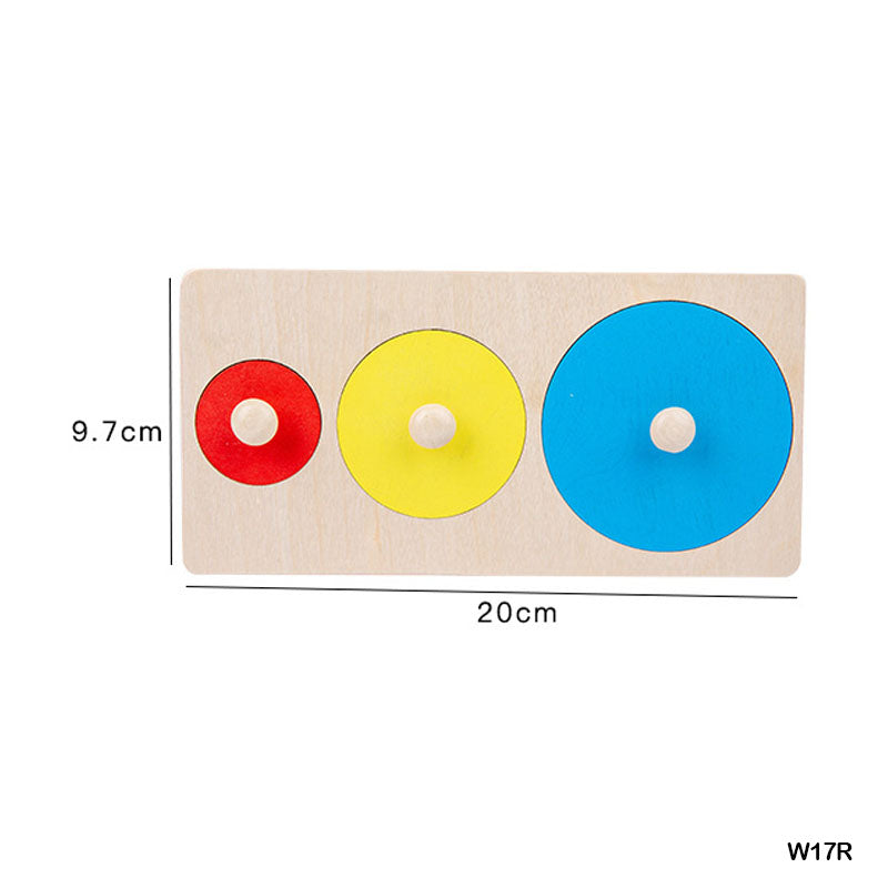 Gift To Love | 3 Round Puzzle Board | Size : 17 X 7 Cm | Code : W17R