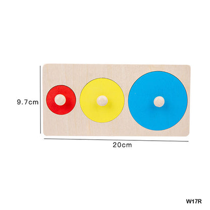 Gift To Love | 3 Round Puzzle Board | Size : 17 X 7 Cm | Code : W17R