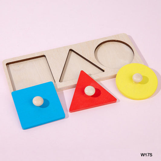 Gift To Love | 3 Shape Puzzle Board | Size : 17 X 7 Cm | Code : W17S