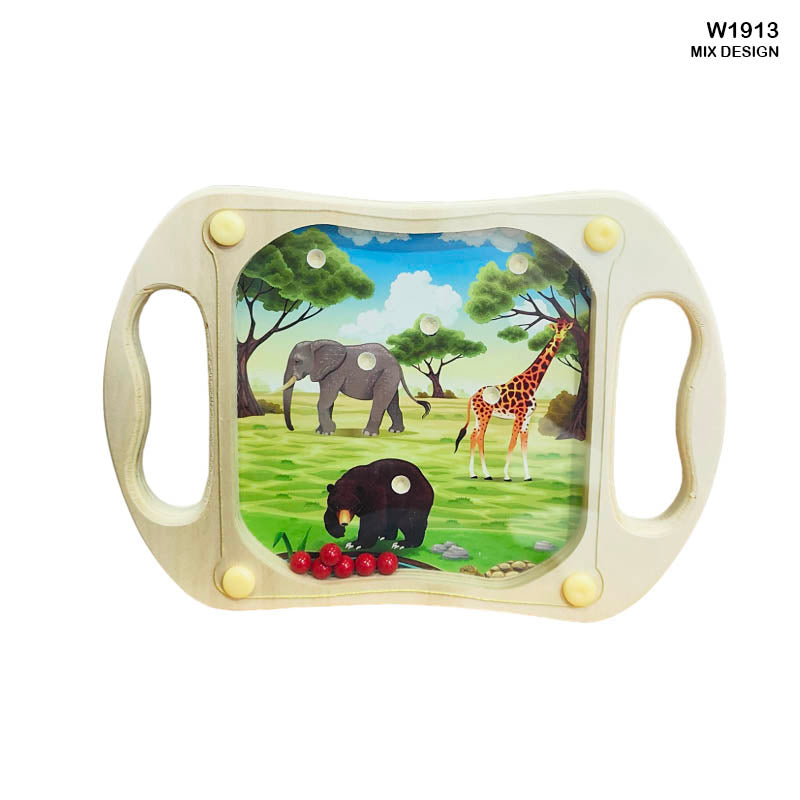Wt 19X13Cm Kitchen Tray Shape Ball Game (W1913)