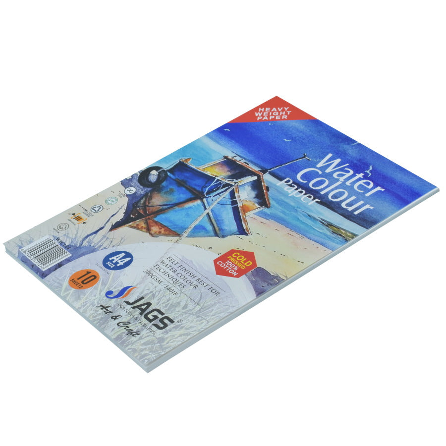 Gift To Love | Watercolor Sheet 100% Cotton A4 | Size : A4 | Pcs : Pack Of 10 Sheets | Code : W1C1A4