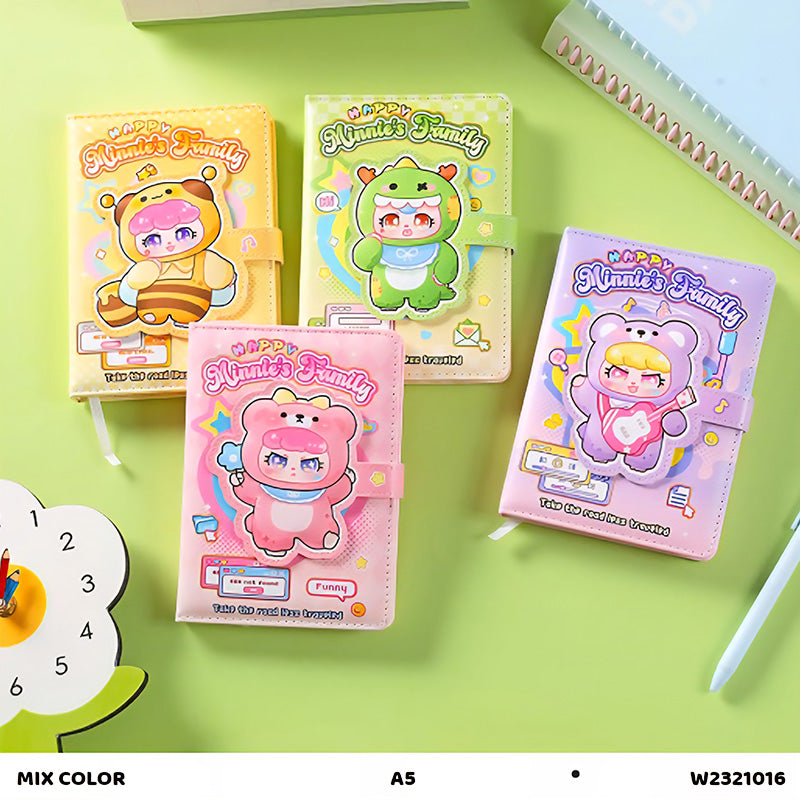 Gift To Love | Cartoon Magnet Diary | Size : A5 | Code : W2321016
