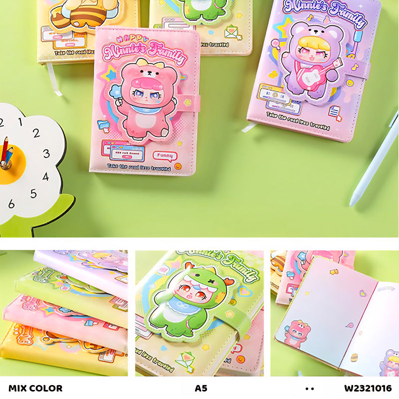 Gift To Love | Cartoon Magnet Diary | Size : A5 | Code : W2321016