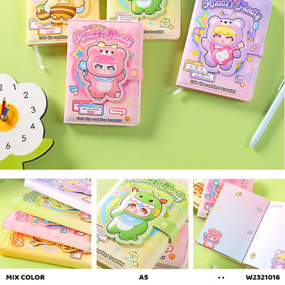 Gift To Love | Cartoon Magnet Diary | Size : A5 | Code : W2321016