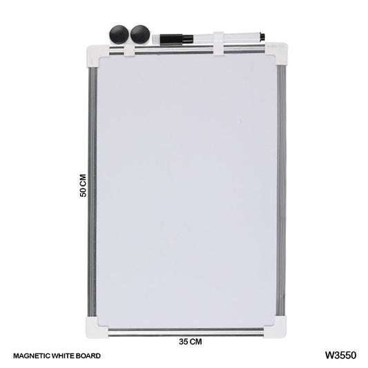Gift To Love | Writing White Board Magnetic | Size : 35 X 50 Cm | Code : W3550
