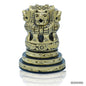 Gift To Love | Wooden Ashoka Head Decoration | Color : Antique | Size : 3 Inch | Code : WAHD00