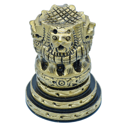 Gift To Love | Wooden Ashoka Head Decoration | Color : Antique | Size : 3 Inch | Code : WAHD00