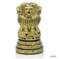 Gift To Love | Wooden Ashoka Head Decoration | Color : Antique | Size : 5 Inch | Code : WAHD02