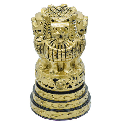 Gift To Love | Wooden Ashoka Head Decoration | Color : Antique | Size : 5 Inch | Code : WAHD02