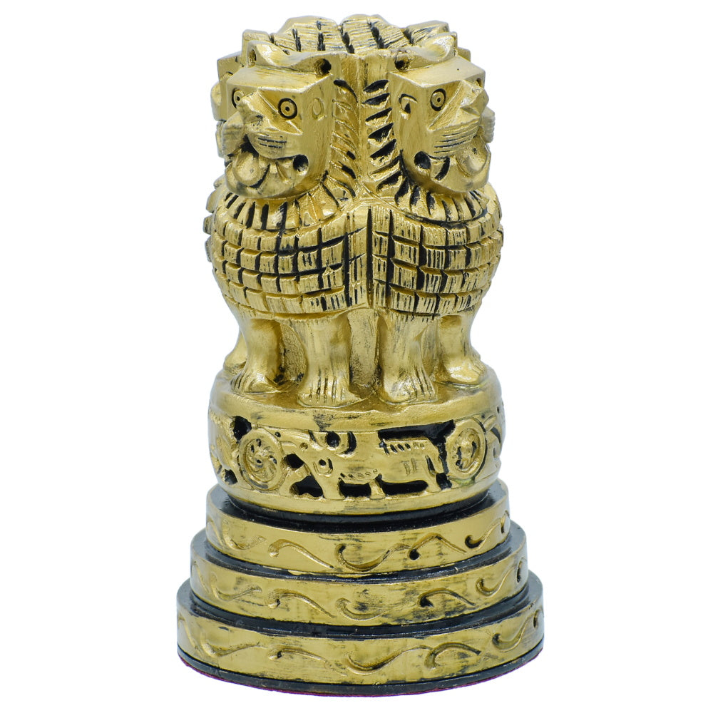 Gift To Love | Wooden Ashoka Head Decoration | Color : Antique | Size : 5 Inch | Code : WAHD02