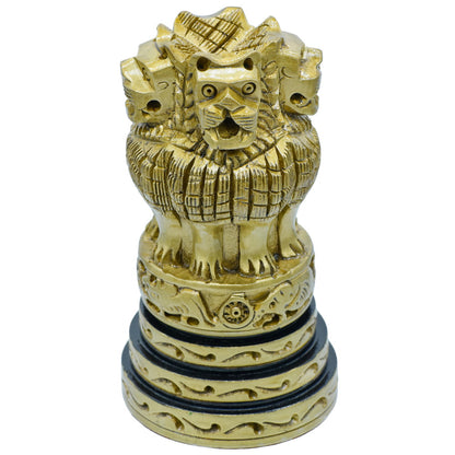 Gift To Love | Wooden Ashoka Head Decoration | Color : Antique | Size : 6 Inch | Code : WAHD03