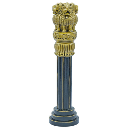 Gift To Love | Wooden Ashoka Pillar Decoration | Color : Antique | Size : 10 Inch | Code : WAPD03