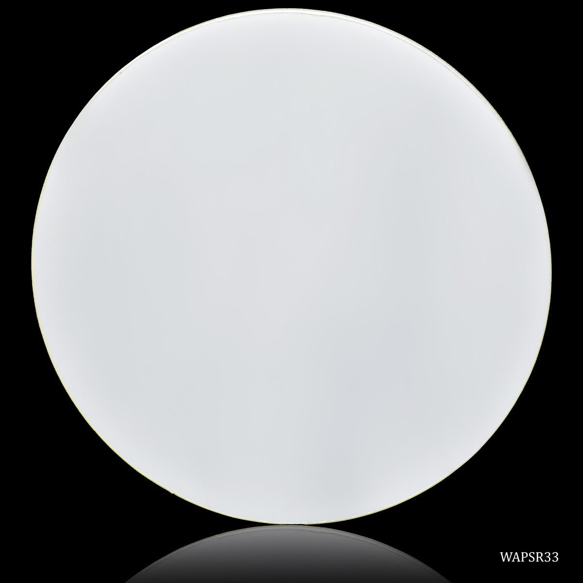 Gift To Love | Acrylic Sheet White Round | Size : 3 Inch | Code : WAPSR33