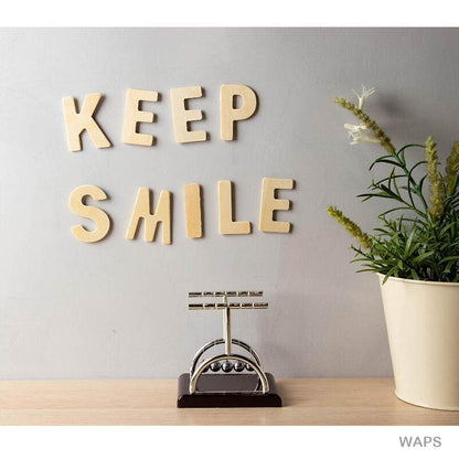 Gift To Love | Wooden Alphabet Plain | Size : Small | Code : WAPS