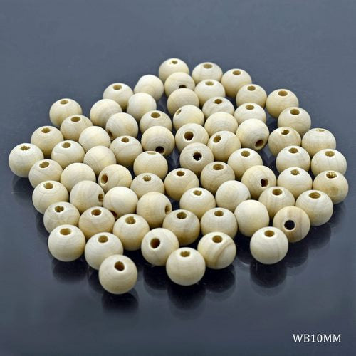 Gift To Love | Jags Wooden Beads 10mm 20GM | Code : WB10MM