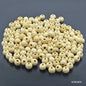 Gift To Love | Wooden Beads | Size : 8 Mm | Pcs : 20 Gm | Code : WB8MM
