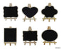 Gift To Love | Wooden Black Board With Easel | Size : 6 Inch | Code : WBE