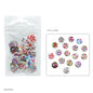 Gift To Love | Button White Printed | Size : 20 Mm | Pcs : 20 Pcs | Code : WBWM20