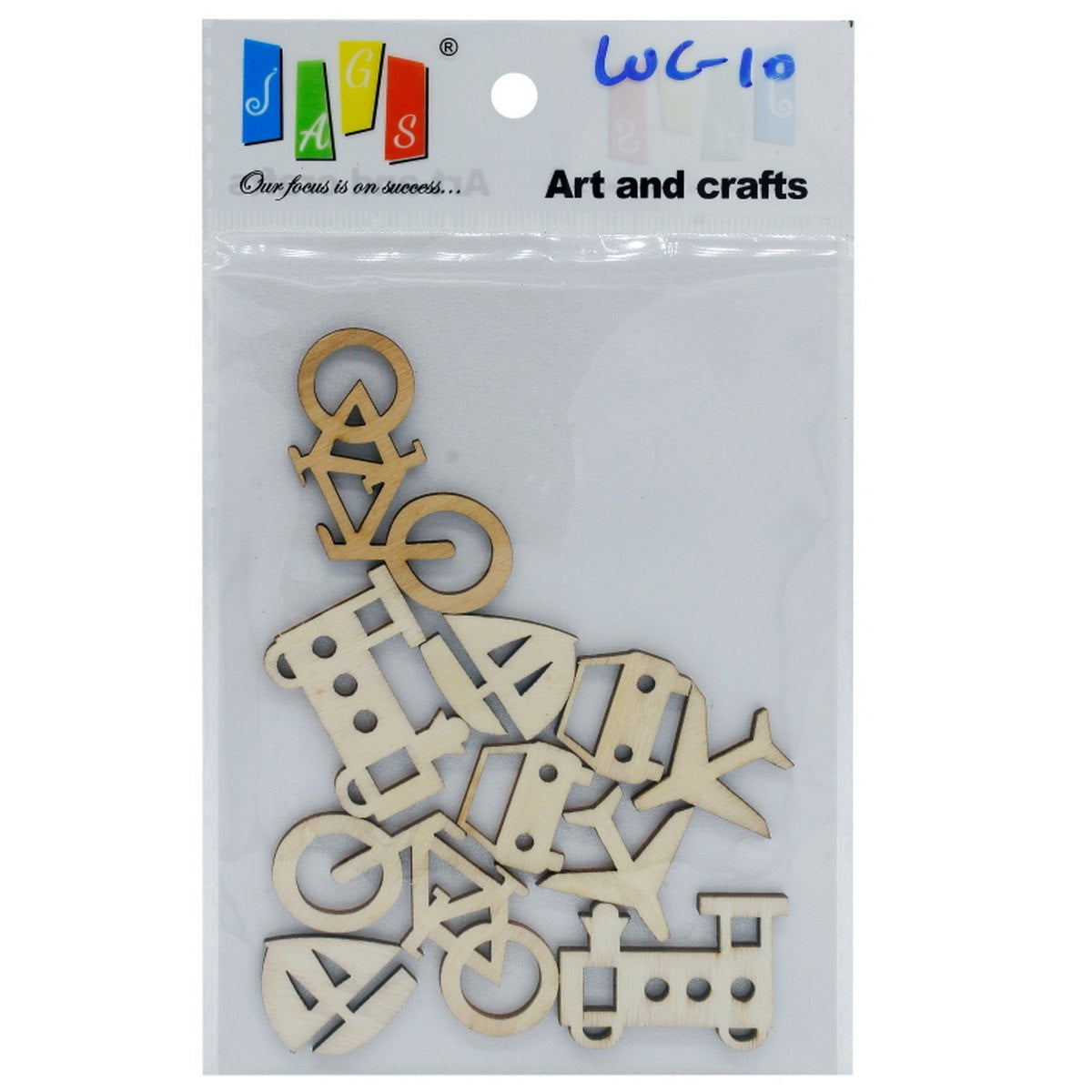 Gift To Love | Wooden Craft Travel Vehicle Design Big | Pcs : 10 Pcs | Code : WC-10