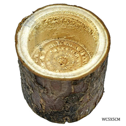Gift To Love | Wooden Candle | Size : 5 Cm X 5 Cm | Code : WC5X5CM