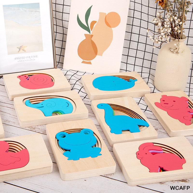 Wt Cartoon Animal Five-Layer Puzzle Cc (Wcafp)