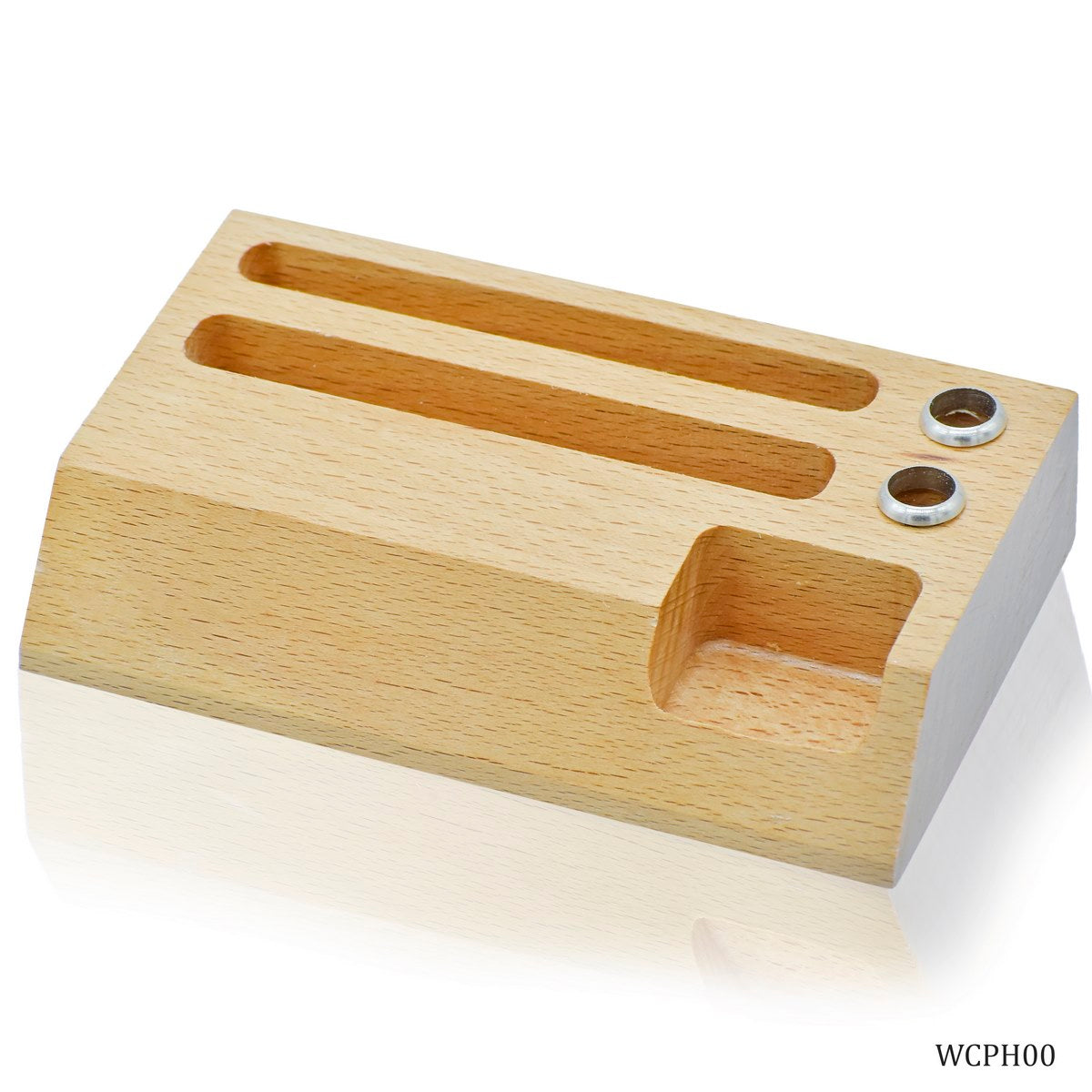 Gift To Love | Wooden Visiting Card And Pen Holder 5 In 1 | Code : WCPH00