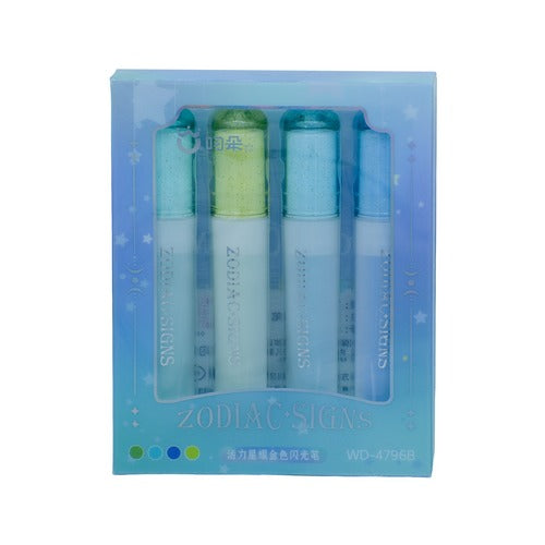 Gift To Love | Zodiac Signs Glitter Marker Tube 3 Colors | Code : WD-4796B