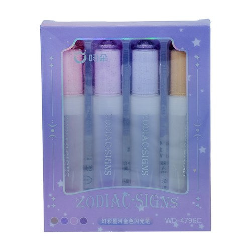 Gift To Love | Zodiac Signs Glitter Marker Tube 3 Colors | Code : WD-4796C