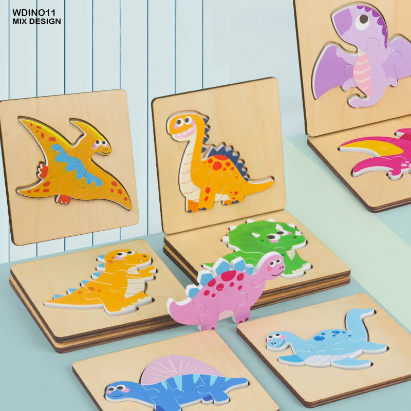 Wt 11 X 11 cm Dianosaur 3D Puzzle